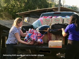 Delivering KAG sponsored aid